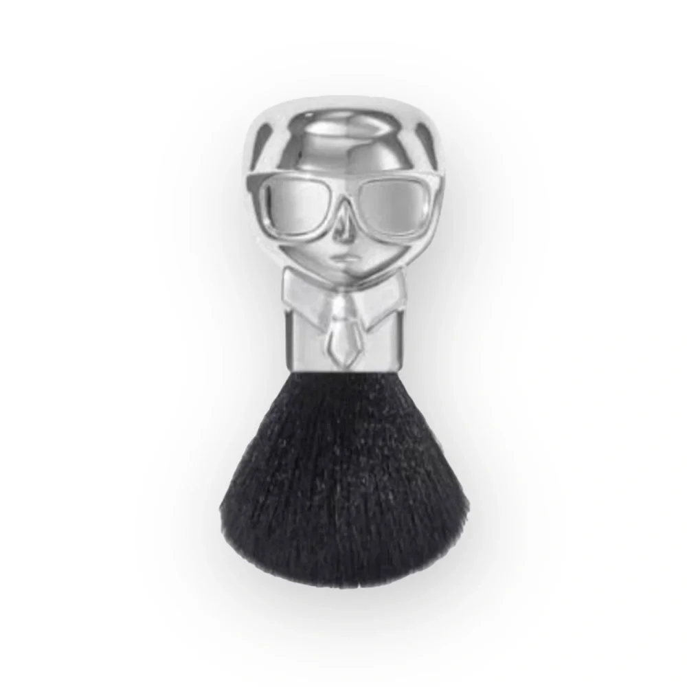 new Karl Lagerfeld + Modelco ꧁ Limited Edition Karl Buki Kabuki Brush ꧁ Silver